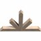 Ekena Millwork Saratoga Smooth Timber Gable Bracket, Douglas Fir, 60"W x 38"H x 5 1/2"D x 5 1/2"F, 15/12 Pitch GBW060X38X0606SAR00SDF - alternate 2